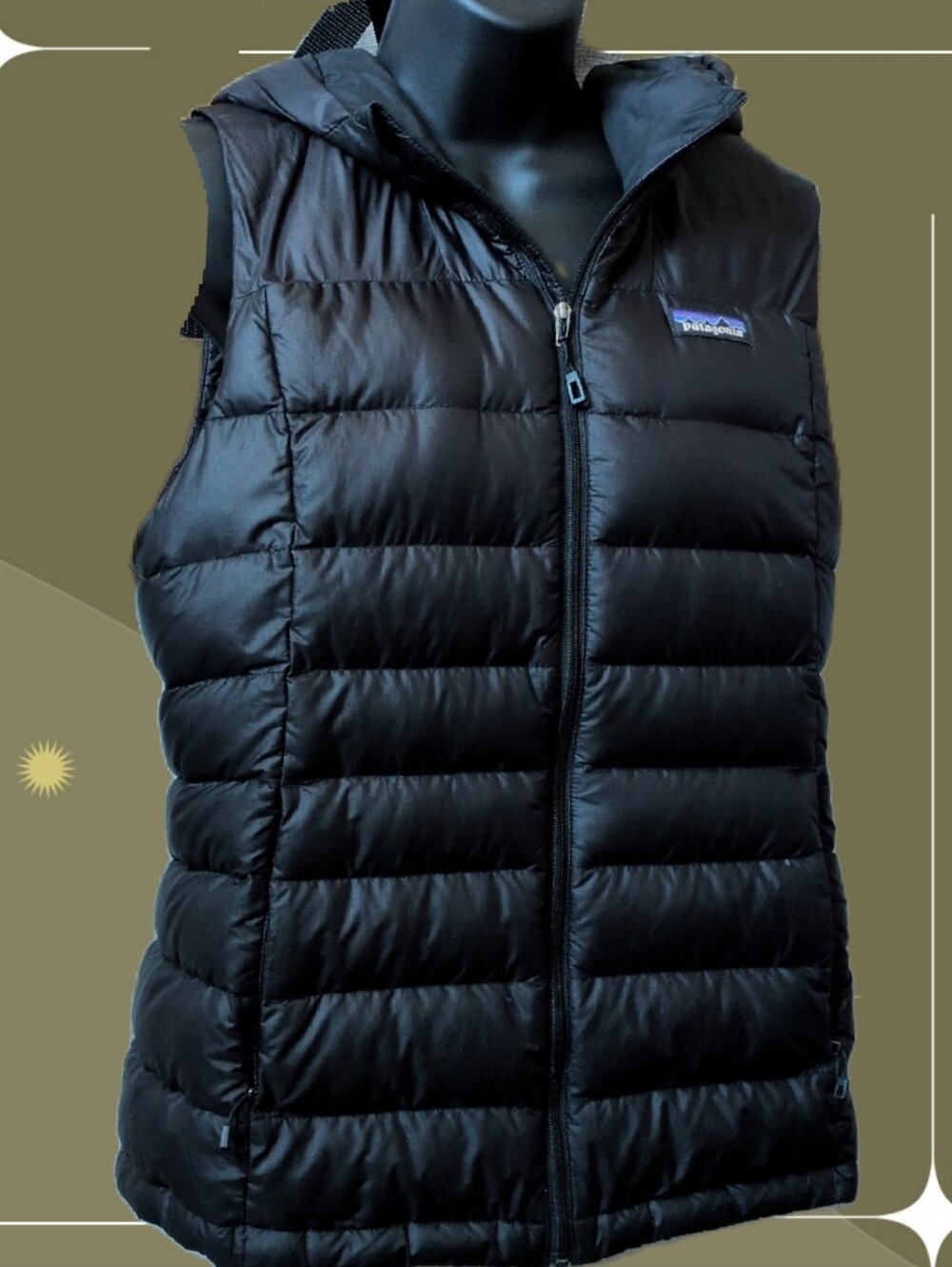 ✨ Patagonia Women's Hooded Hi Loft Down Vest Size M
